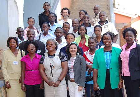 Some of the participants of the III UNGASS-AIDS Forum Uganda